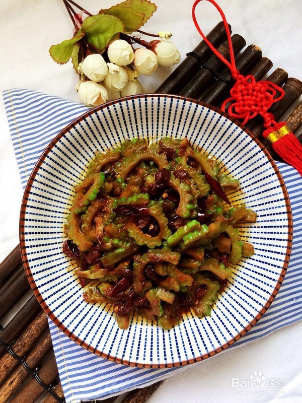 酱炒苦瓜怎么做