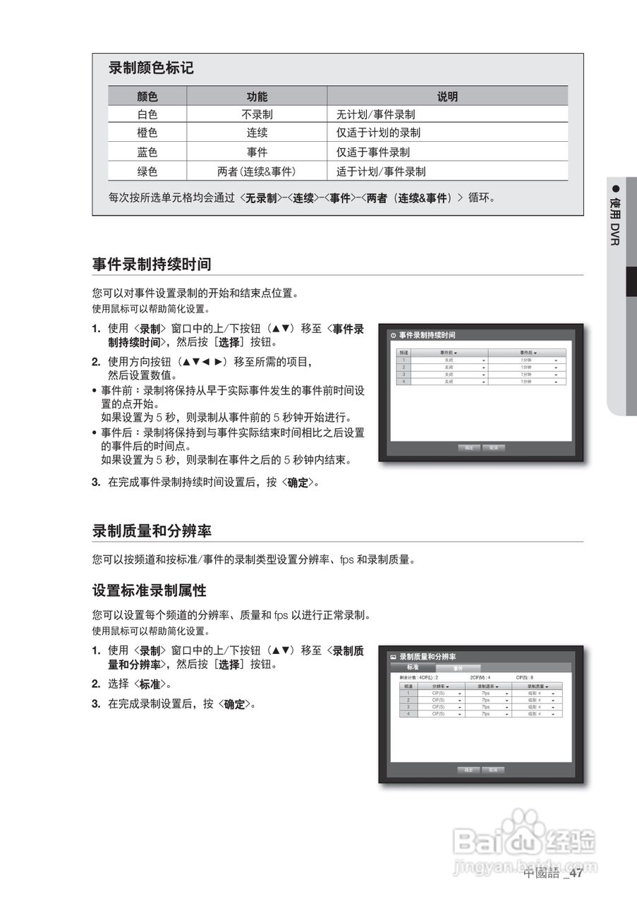 三星SRD-440P硬盘录像机说明书:[5]