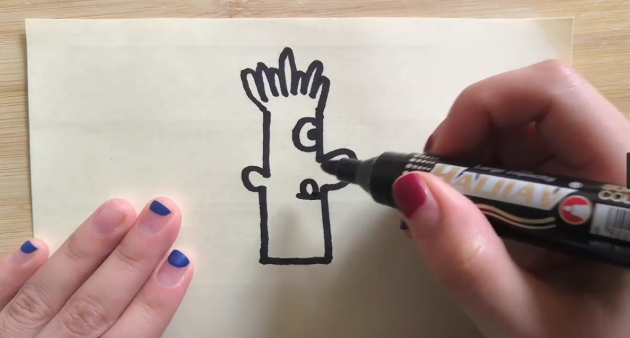 薯条哥的简笔画如何画？