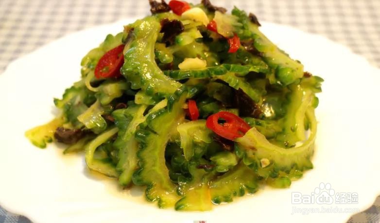 如何做出家常菜系列之凉拌苦瓜