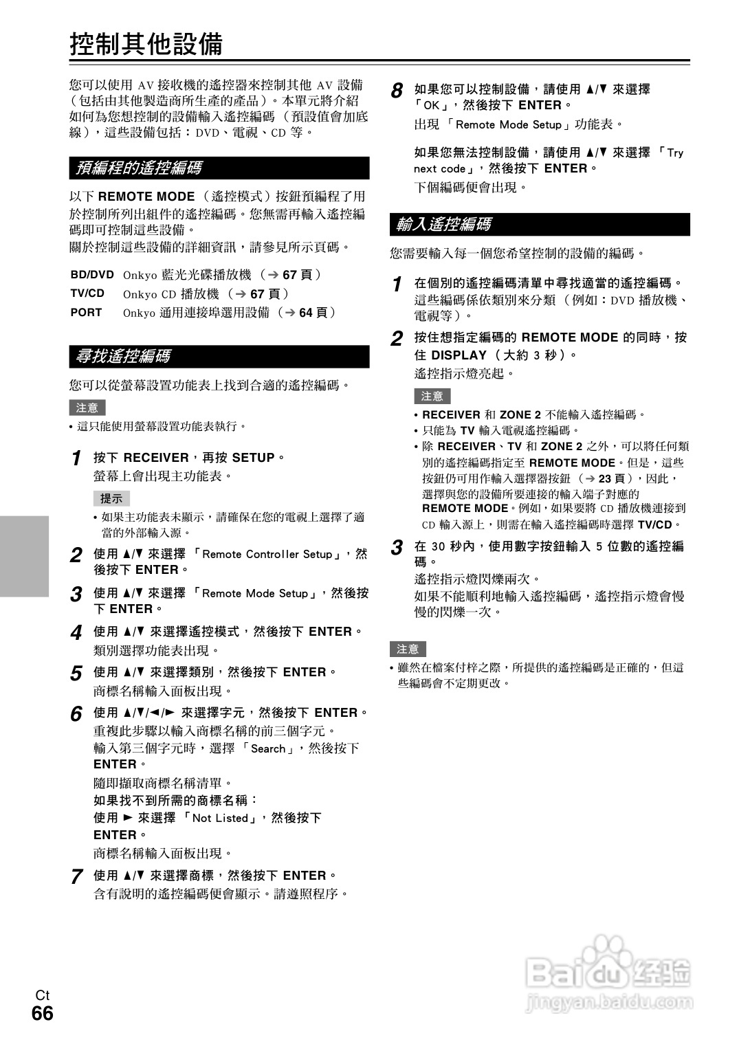 ONKYO TX-NR609 AV 接收机使用手册:[4]
