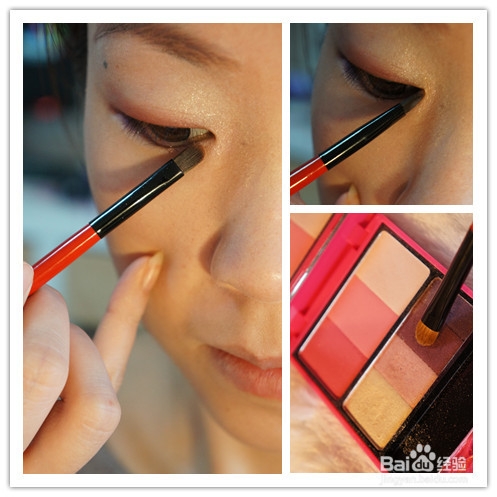 用化妆刷画完美妆容