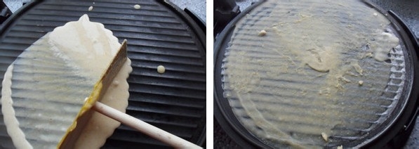 我家的营养早餐之－电饼铛版杂粮煎饼果子