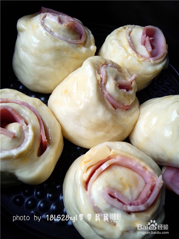 【美味调料面包】培根面包卷