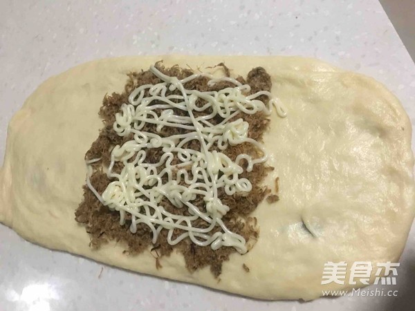 肉松吐司的做法