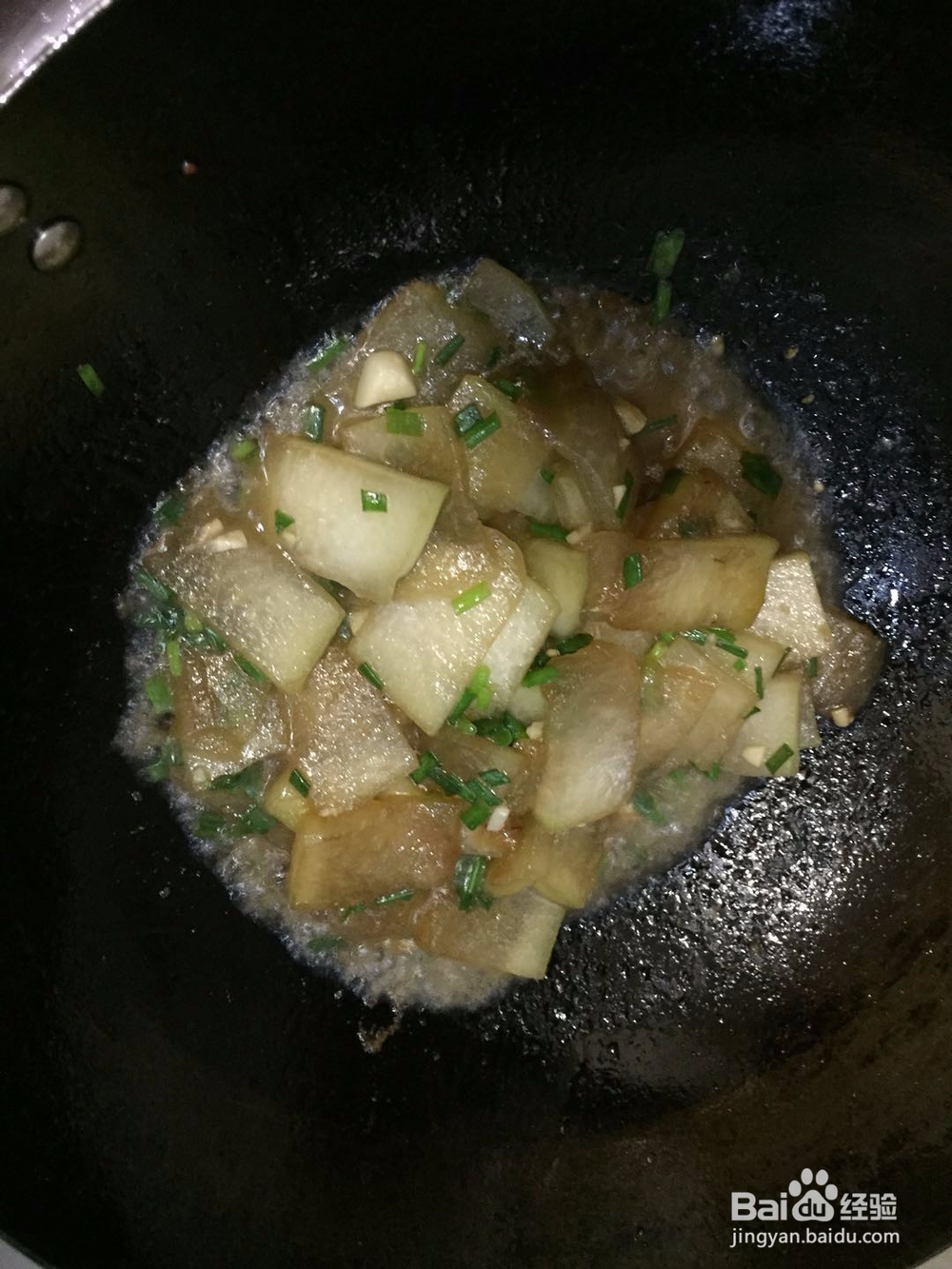 鲜嫩的冬瓜片怎么做