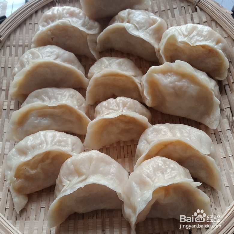 海鲜教程-蟹味儿素蒸饺虾皮葱花和倭瓜