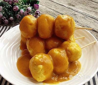 咖喱鱼丸的制作方法