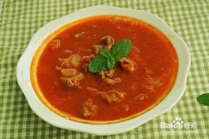 正宗番茄牛尾汤的制作方法