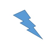 Word文档怎么让插入的闪电形内部没有填充颜色