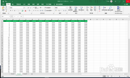 excel固定表头方法