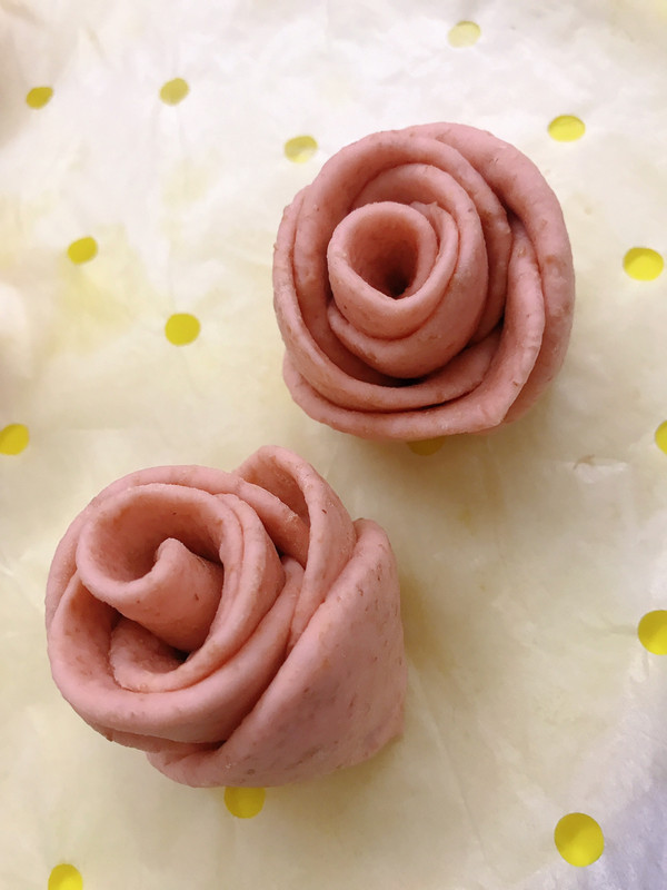 全麦玫瑰花馒头