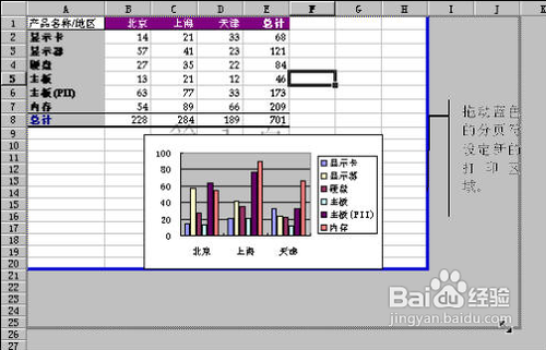 excel怎样指定打印区域？