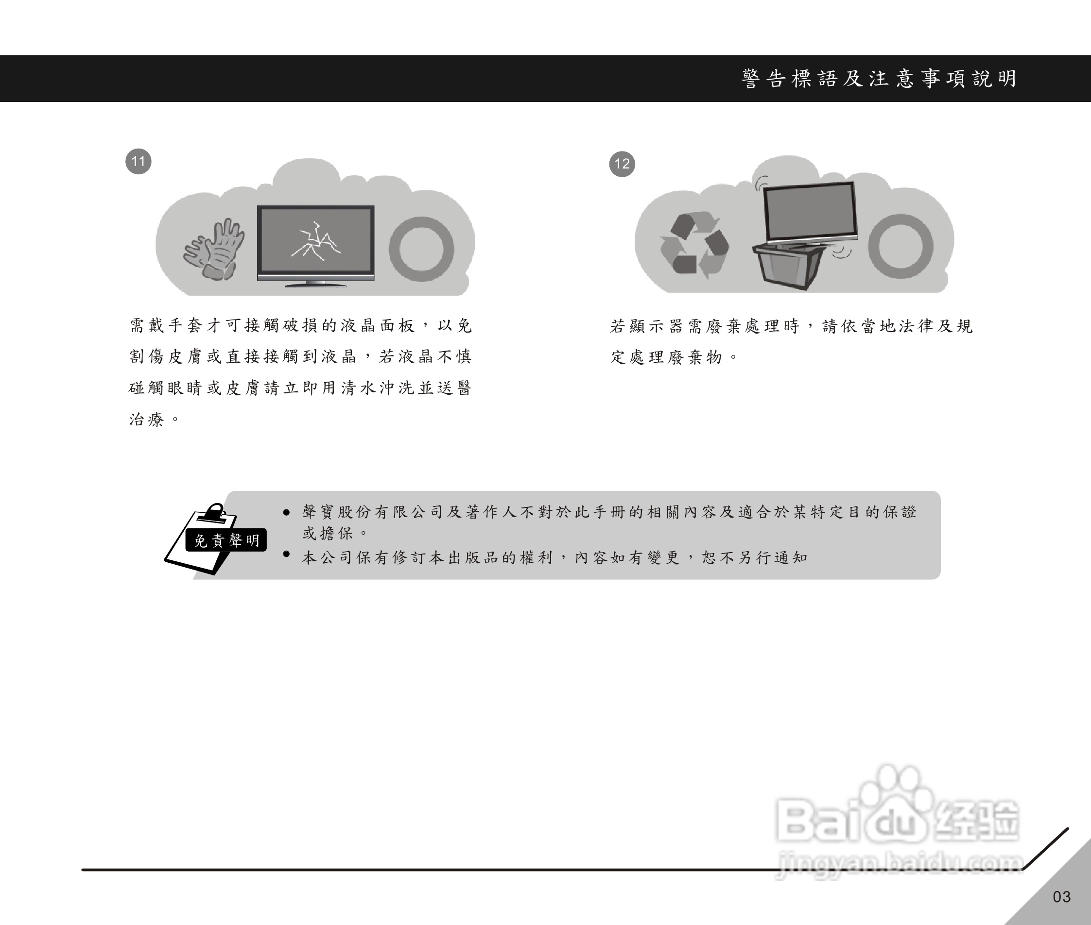 声宝LM-42X718(M)型多媒体液晶显示器说明书:[1]