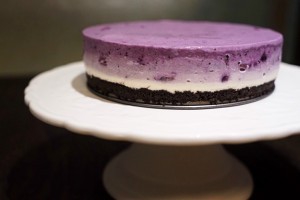 渐变蓝莓芝士蛋糕的做法