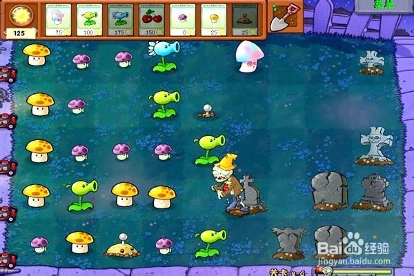 植物大战僵尸通全关的攻略。（十六第2---6关）