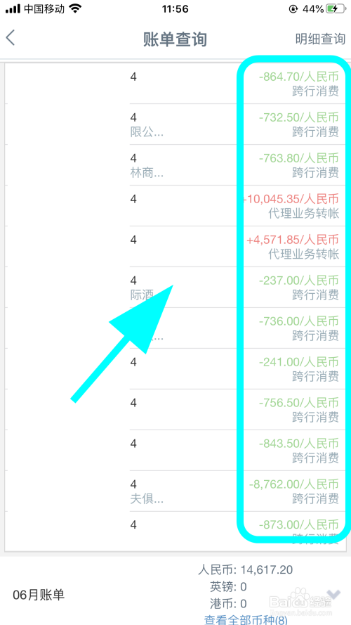工商银行怎么查询信用卡账单明细,查看消费明细