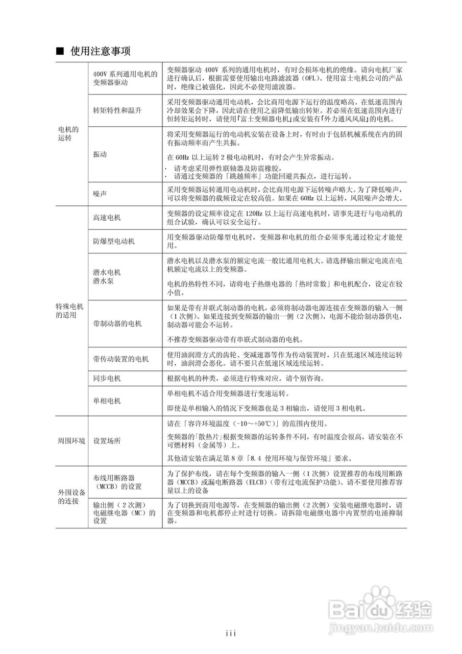 FRENIC-Multi高性能紧凑型变频器用户手册:[1]