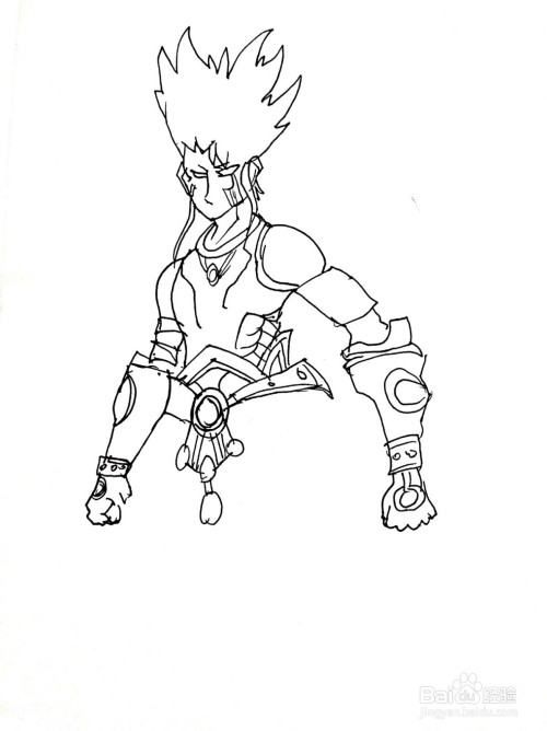 《镇魂街》系列之九天应元雷声普化天尊简笔画