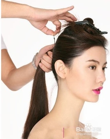 淑女无刘海编发教程图解