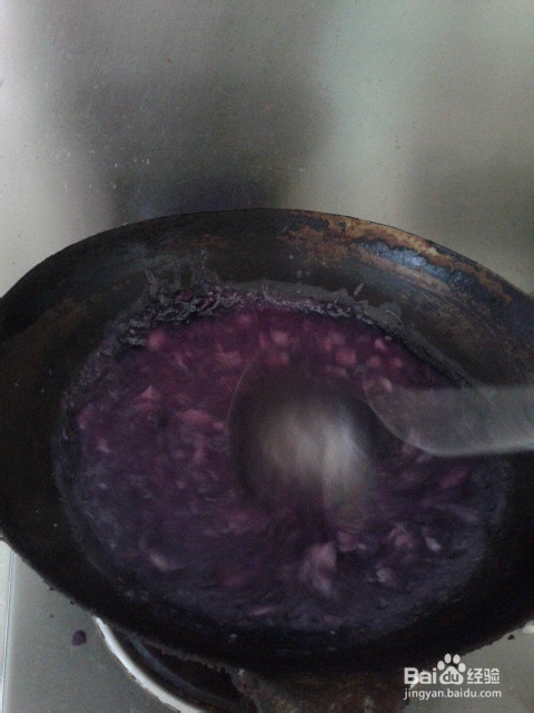 如何制作紫薯糯米丸