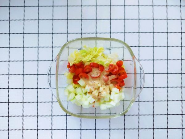 焙煎芝麻蔬菜沙拉