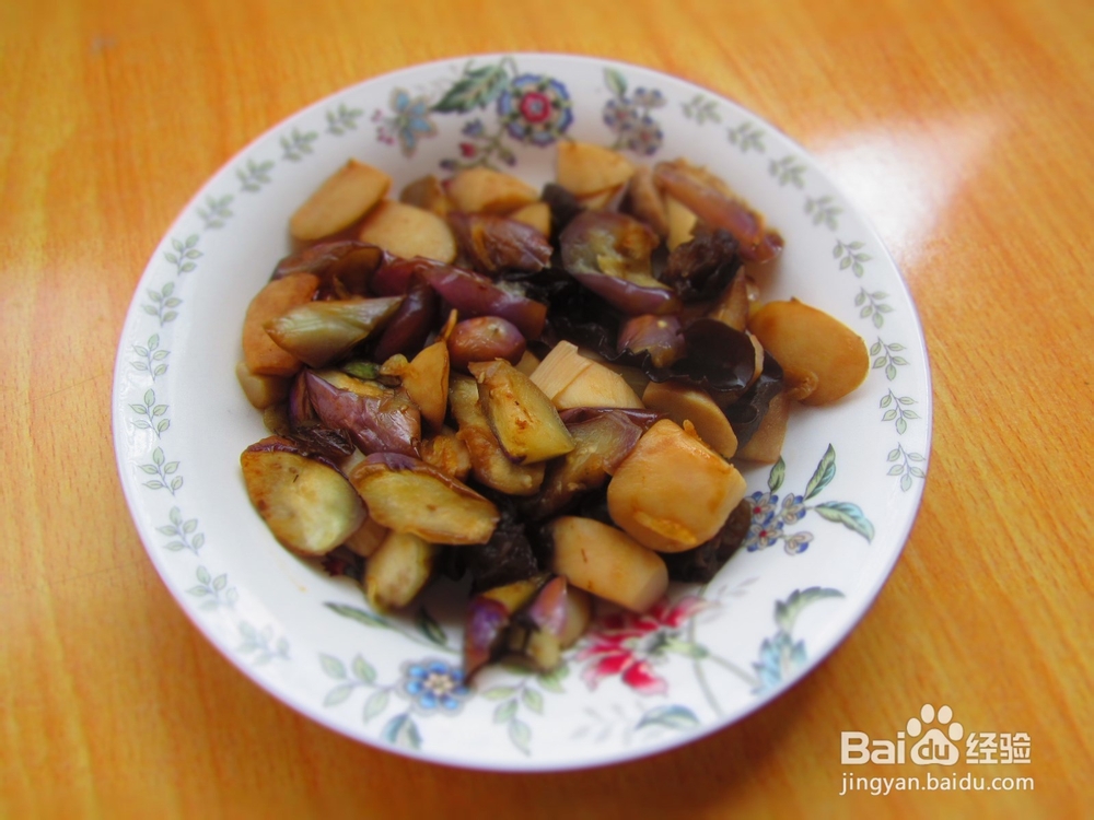 杏鲍菇炒茄子的做法