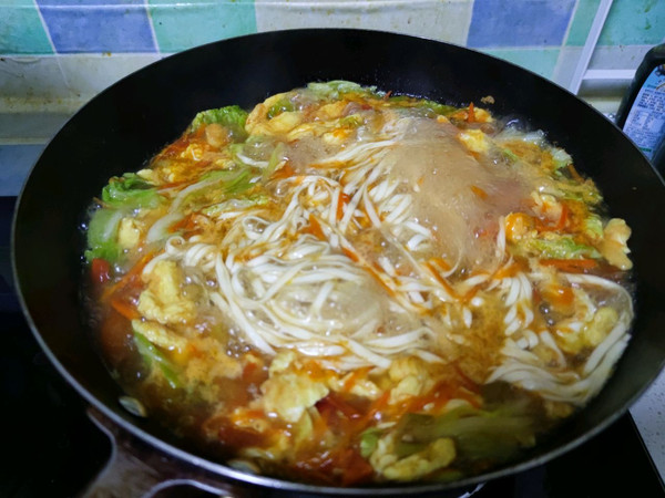 西红柿鸡蛋汤面