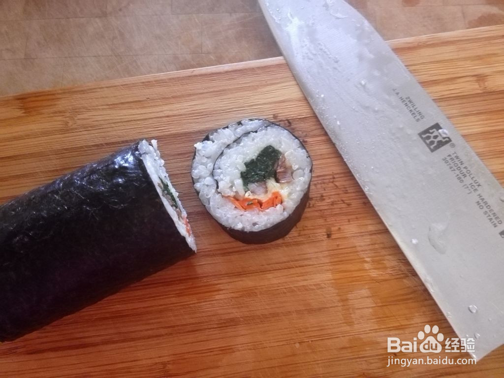 烤牛肉蔬菜寿司的做法