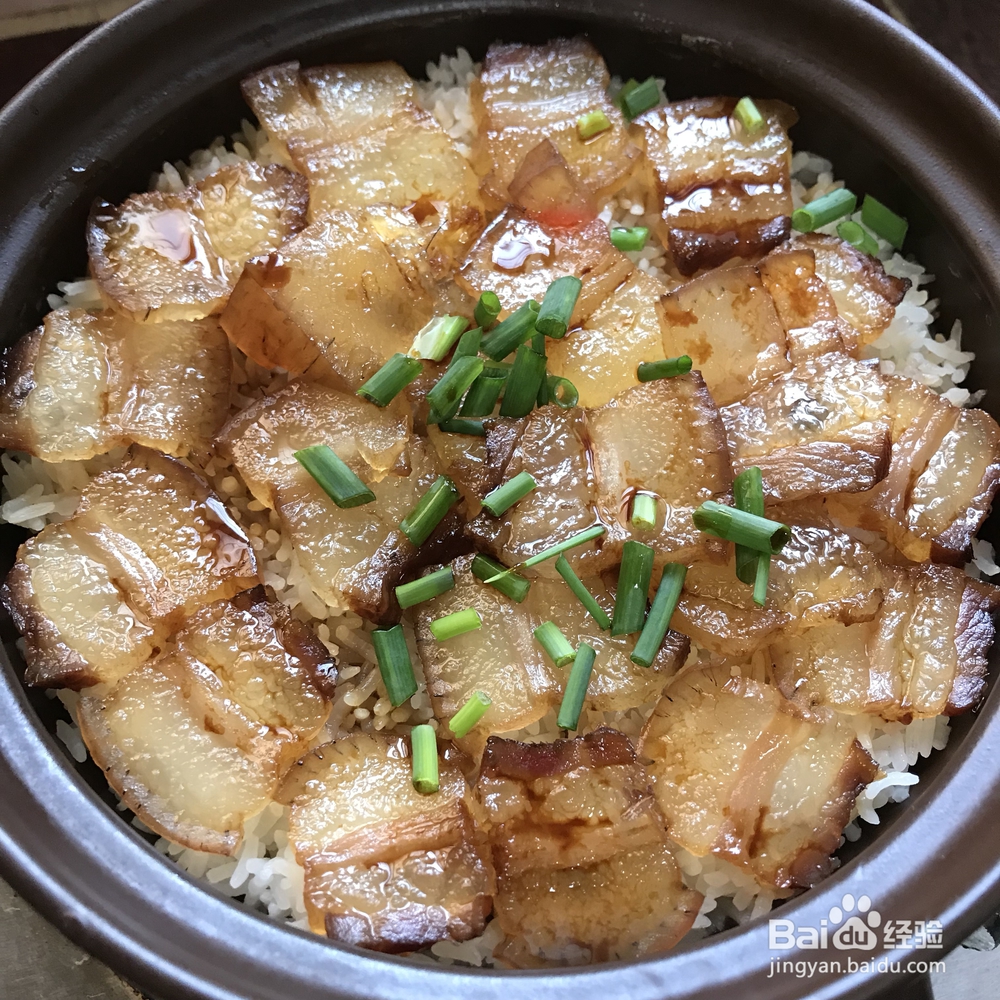 心心念念的腊肉煲仔饭