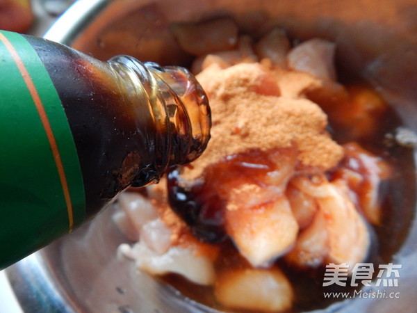 时蔬鸡肉串的做法