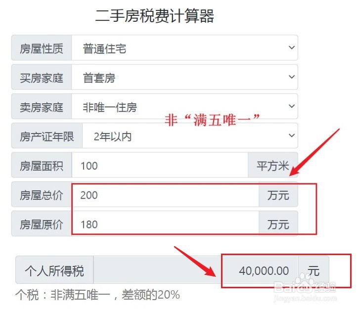 2021年卖房个人所得税怎么算