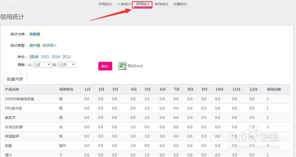 iLab使用小技巧之如何进行统计