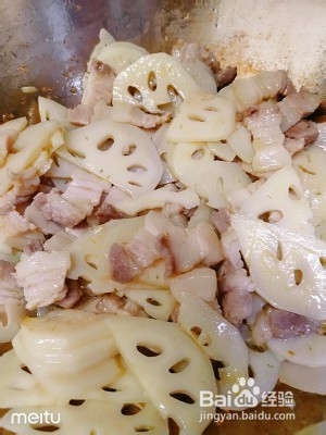 干锅藕片的做法