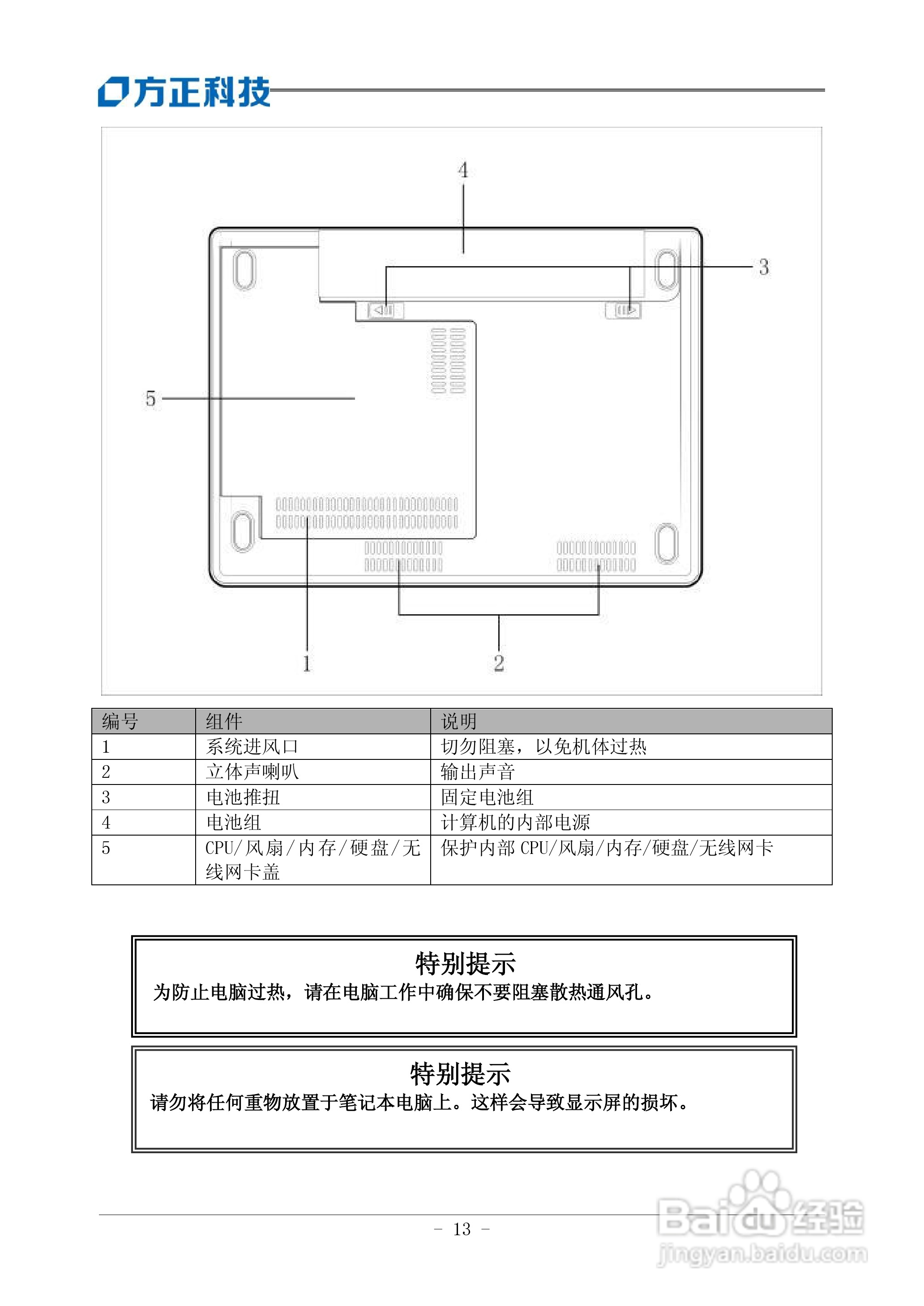 方正S301笔记本电脑使用说明书:[2]