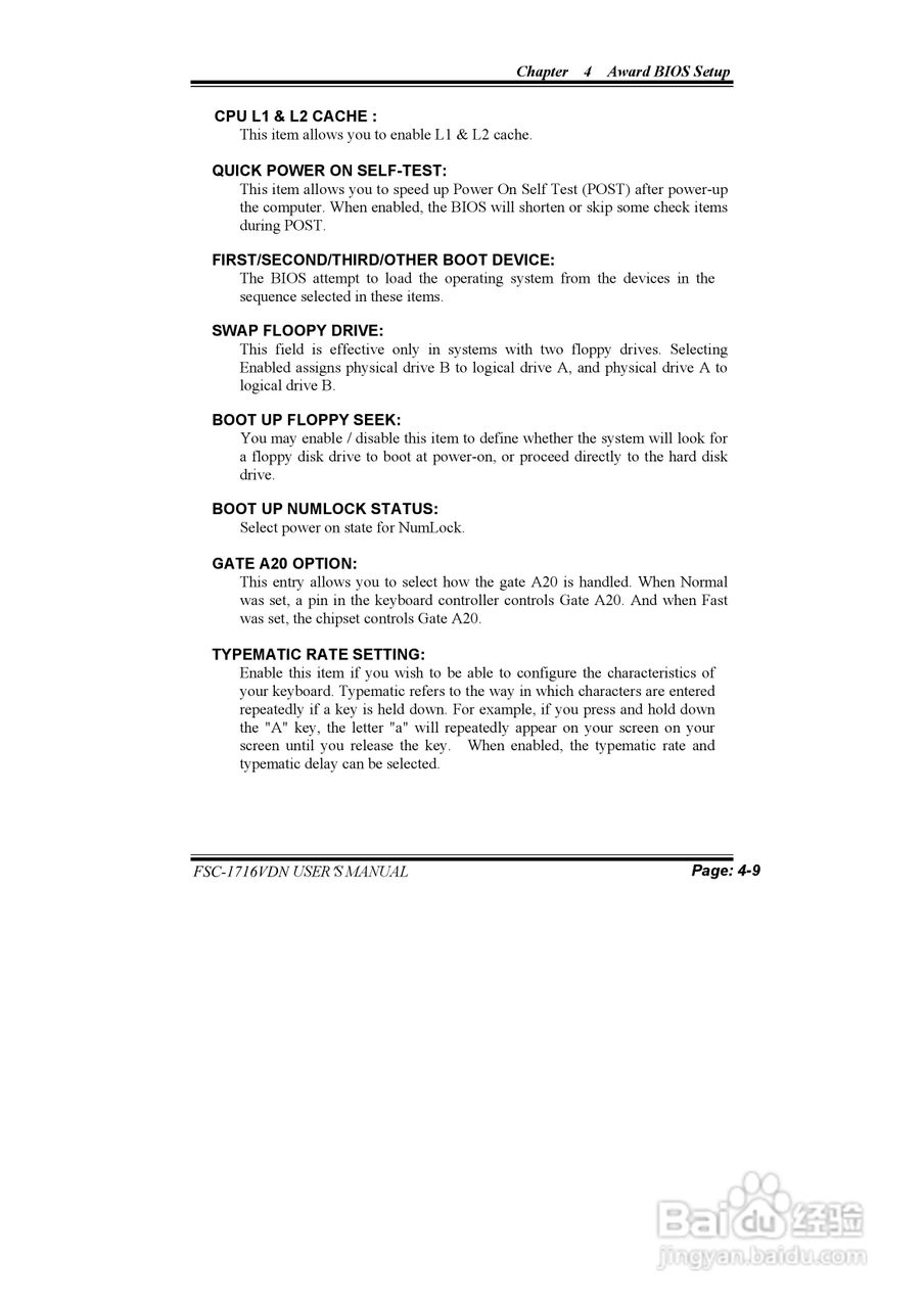 研祥FSC-1716VDN MANUAL工业级CPU板卡说明书:[6]