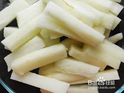 芹菜炒山药的做法