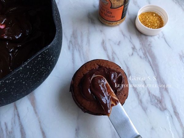 翻糖花巧克力马芬