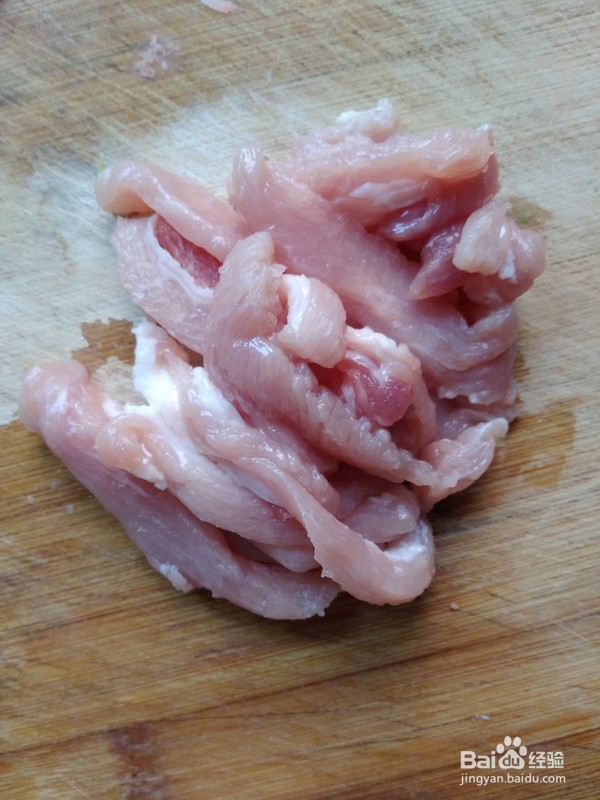 凉瓜炒肉丝的做法