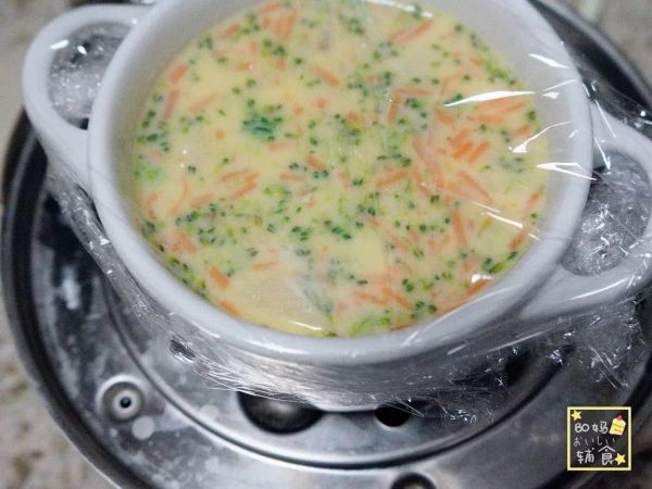 奶酪鳕鱼蒸蛋意面