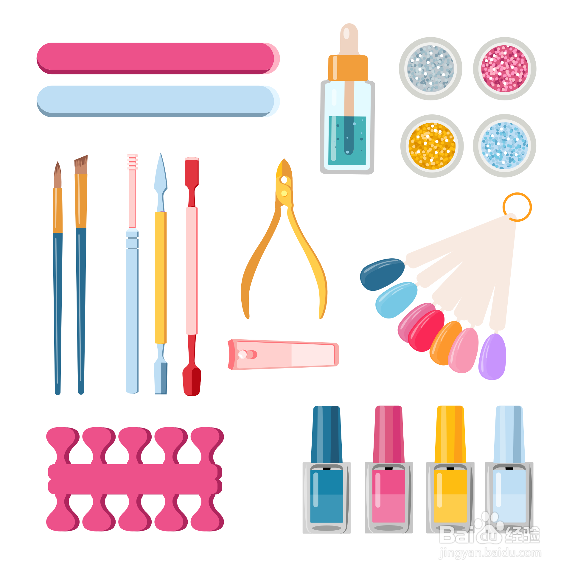 自己如何在家做美甲