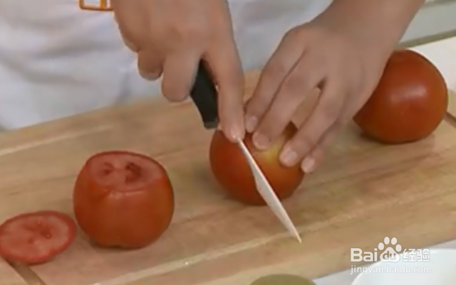 肉馅酿番茄,怎么吃都吃不腻的家常菜