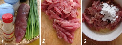 韭苔肉丝的做法