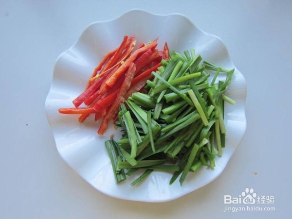 如何制作韭菜豆干炒羊肉