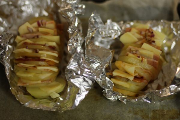 培根芝士风琴土豆
