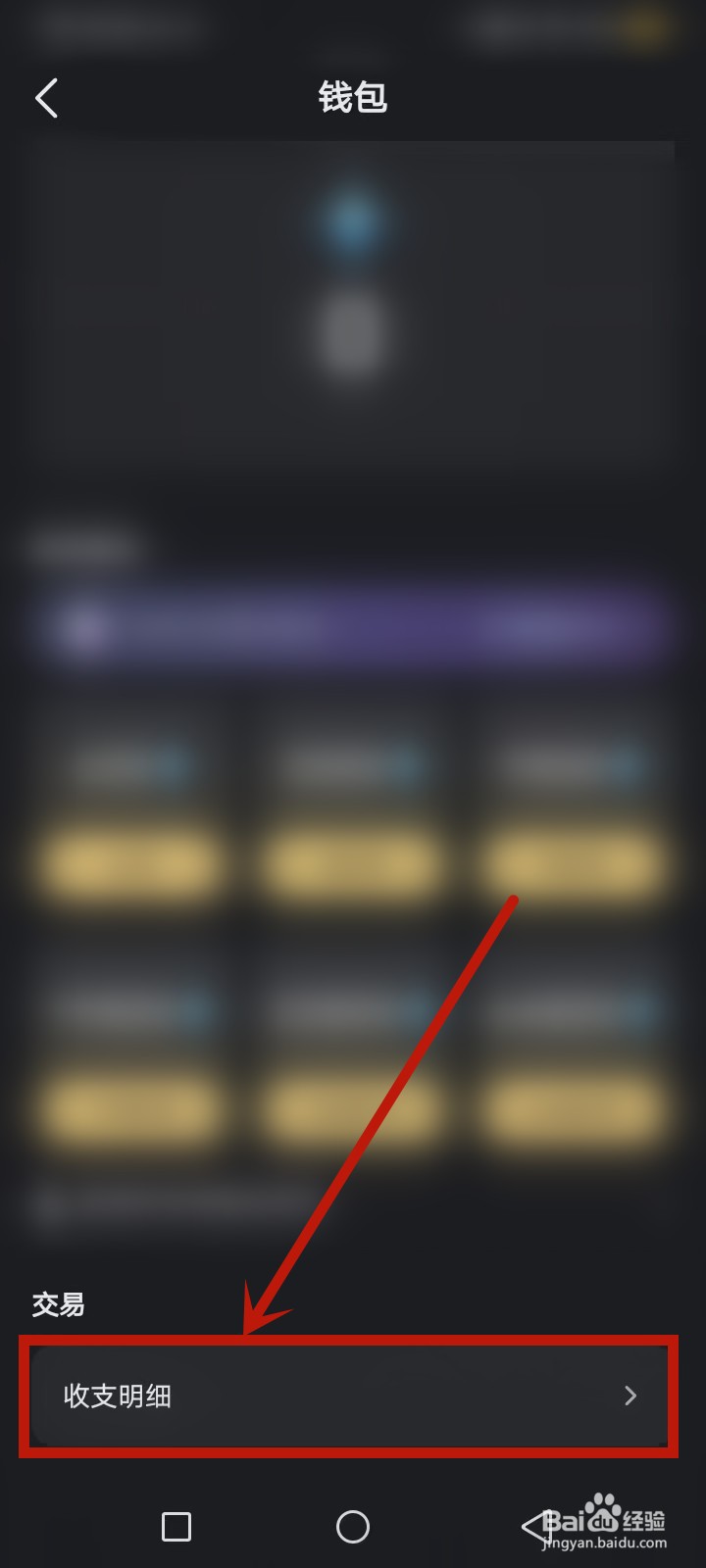 星野钱包收支明细怎么查询