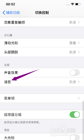 iphone11如何关闭切换控制语音