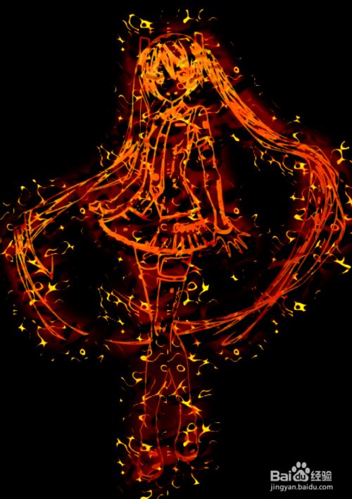 ps火人效果制作教程