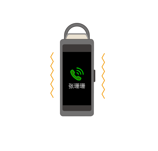 华为手环B5如何打电话