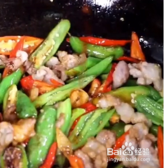 辣椒炒肉(家常菜）